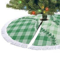 Green Hawaii Palaka Tree Skirt Hawaiian Pikake Lei