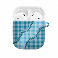 Blue Hawaii Palaka AirPods Case Hawaiian Pikake Lei LT05 Blue - Polynesian Pride