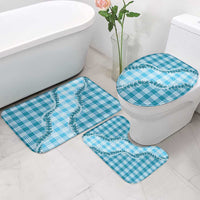Blue Hawaii Palaka Bathroom Set Hawaiian Pikake Lei LT05 - Polynesian Pride