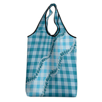 Blue Hawaii Palaka Grocery Bag Hawaiian Pikake Lei LT05 - Polynesian Pride