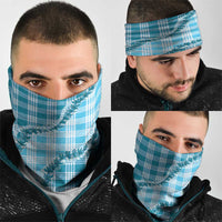 Blue Hawaii Palaka Neck Gaiter Hawaiian Pikake Lei LT05 - Polynesian Pride