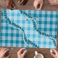 Blue Hawaii Palaka Puzzle Hawaiian Pikake Lei LT05 - Polynesian Pride