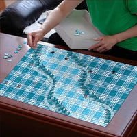 Blue Hawaii Palaka Puzzle Hawaiian Pikake Lei LT05 - Polynesian Pride