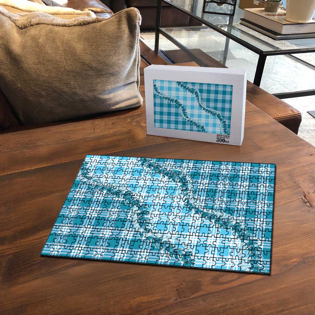 Blue Hawaii Palaka Puzzle Hawaiian Pikake Lei LT05 - Polynesian Pride