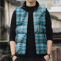 Blue Hawaii Palaka Sleeveless Puffer Jacket Hawaiian Pikake Lei LT05 - Polynesian Pride