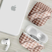 Beige Hawaii Palaka AirPods Case Hawaiian Pikake Lei LT05 - Polynesian Pride