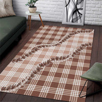 Beige Hawaii Palaka Area Rug Hawaiian Pikake Lei LT05 Beige - Polynesian Pride