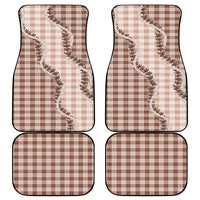 Beige Hawaii Palaka Car Mats Hawaiian Pikake Lei LT05 - Polynesian Pride