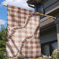 Beige Hawaii Palaka Garden Flag Hawaiian Pikake Lei LT05 - Polynesian Pride