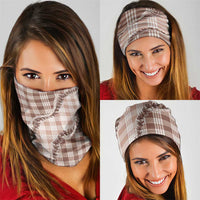 Beige Hawaii Palaka Neck Gaiter Hawaiian Pikake Lei LT05 - Polynesian Pride