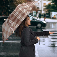Beige Hawaii Palaka Umbrella Hawaiian Pikake Lei LT05 - Polynesian Pride