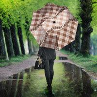Beige Hawaii Palaka Umbrella Hawaiian Pikake Lei LT05 - Polynesian Pride