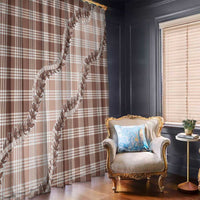 Beige Hawaii Palaka Window Curtain Hawaiian Pikake Lei LT05 - Polynesian Pride