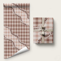 Beige Hawaii Palaka Wrapping Paper Hawaiian Pikake Lei LT05 58" × 23" Beige - Polynesian Pride