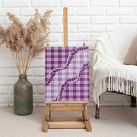 Violet Hawaii Palaka Canvas Wall Art Hawaiian Pikake Lei LT05 - Polynesian Pride