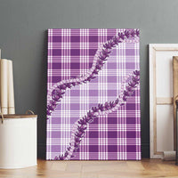 Violet Hawaii Palaka Canvas Wall Art Hawaiian Pikake Lei LT05 - Polynesian Pride