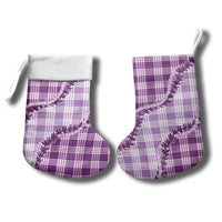 Violet Hawaii Palaka Christmas Stocking Hawaiian Pikake Lei
