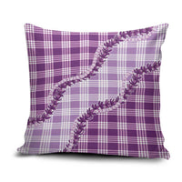 Violet Hawaii Palaka Pillow Cover Hawaiian Pikake Lei LT05 Violet - Polynesian Pride
