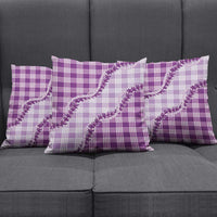 Violet Hawaii Palaka Pillow Cover Hawaiian Pikake Lei LT05 - Polynesian Pride