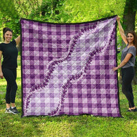 Violet Hawaii Palaka Quilt Hawaiian Pikake Lei LT05 - Polynesian Pride