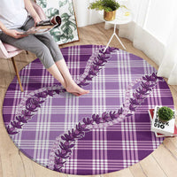 Violet Hawaii Palaka Round Carpet Hawaiian Pikake Lei LT05 - Polynesian Pride
