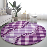Violet Hawaii Palaka Round Carpet Hawaiian Pikake Lei LT05 - Polynesian Pride