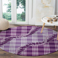 Violet Hawaii Palaka Round Carpet Hawaiian Pikake Lei LT05 - Polynesian Pride