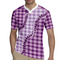 Violet Hawaii Palaka Rugby Jersey Hawaiian Pikake Lei LT05 - Polynesian Pride