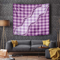 Violet Hawaii Palaka Tapestry Hawaiian Pikake Lei LT05 Violet - Polynesian Pride