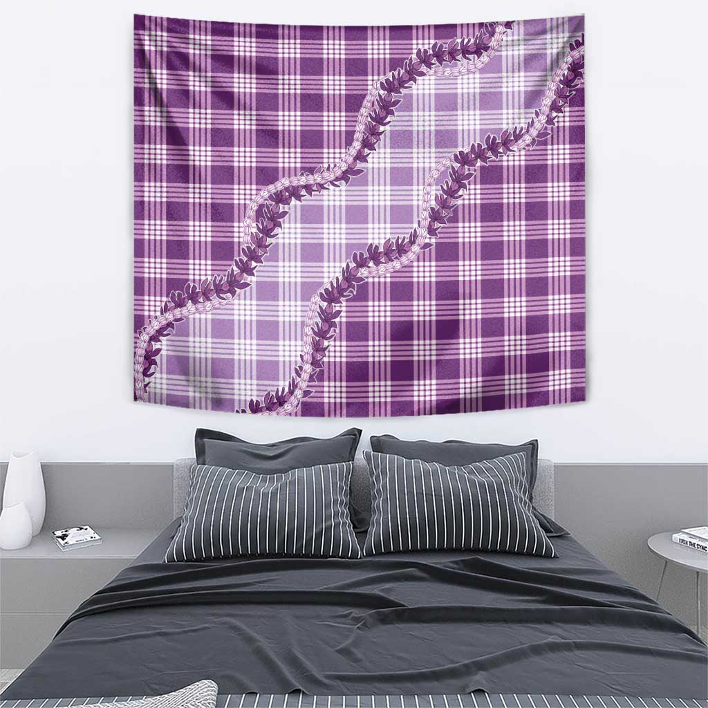 Violet Hawaii Palaka Tapestry Hawaiian Pikake Lei LT05 - Polynesian Pride