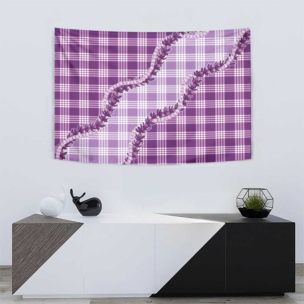 Violet Hawaii Palaka Tapestry Hawaiian Pikake Lei LT05 - Polynesian Pride