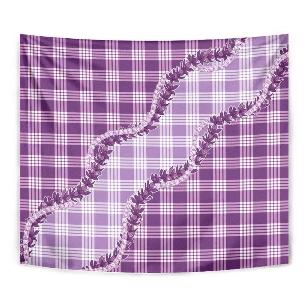 Violet Hawaii Palaka Tapestry Hawaiian Pikake Lei LT05 - Polynesian Pride
