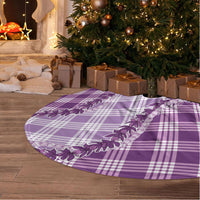 Violet Hawaii Palaka Tree Skirt Hawaiian Pikake Lei