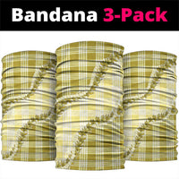 Yellow Hawaii Palaka Neck Gaiter Hawaiian Pikake Lei LT05 package One Size: 25*50cm Yellow - Polynesian Pride