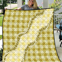 Yellow Hawaii Palaka Quilt Hawaiian Pikake Lei LT05 Yellow - Polynesian Pride