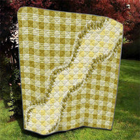 Yellow Hawaii Palaka Quilt Hawaiian Pikake Lei LT05 - Polynesian Pride