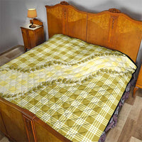 Yellow Hawaii Palaka Quilt Hawaiian Pikake Lei LT05 - Polynesian Pride