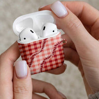 Red Hawaii Palaka AirPods Case Hawaiian Pikake Lei LT05 - Polynesian Pride