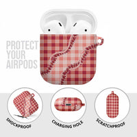Red Hawaii Palaka AirPods Case Hawaiian Pikake Lei LT05 - Polynesian Pride