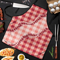 Red Hawaii Palaka Apron Hawaiian Pikake Lei LT05 Red - Polynesian Pride