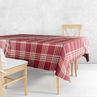 Red Hawaii Palaka Tablecloth Hawaiian Pikake Lei LT05 - Polynesian Pride