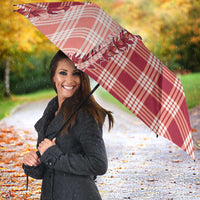 Red Hawaii Palaka Umbrella Hawaiian Pikake Lei LT05 - Polynesian Pride