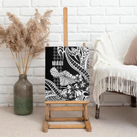 Hawaii Maui Upena Kiloi Canvas Wall Art Kakau Tribal Pattern Black Version LT05 - Polynesian Pride