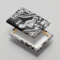 Hawaii Maui Upena Kiloi Canvas Wall Art Kakau Tribal Pattern Black Version LT05 - Polynesian Pride