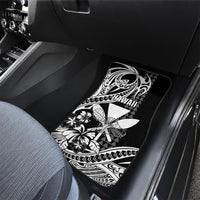 Hawaii Maui Upena Kiloi Car Mats Kakau Tribal Pattern Black Version LT05 - Polynesian Pride
