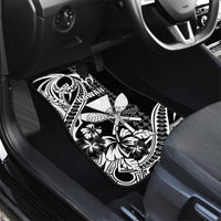 Hawaii Maui Upena Kiloi Car Mats Kakau Tribal Pattern Black Version LT05 - Polynesian Pride