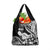 Hawaii Maui Upena Kiloi Grocery Bag Kakau Tribal Pattern Black Version