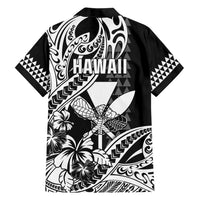 Hawaii Maui Upena Kiloi Hawaiian Shirt Kakau Tribal Pattern Black Version LT05 - Polynesian Pride