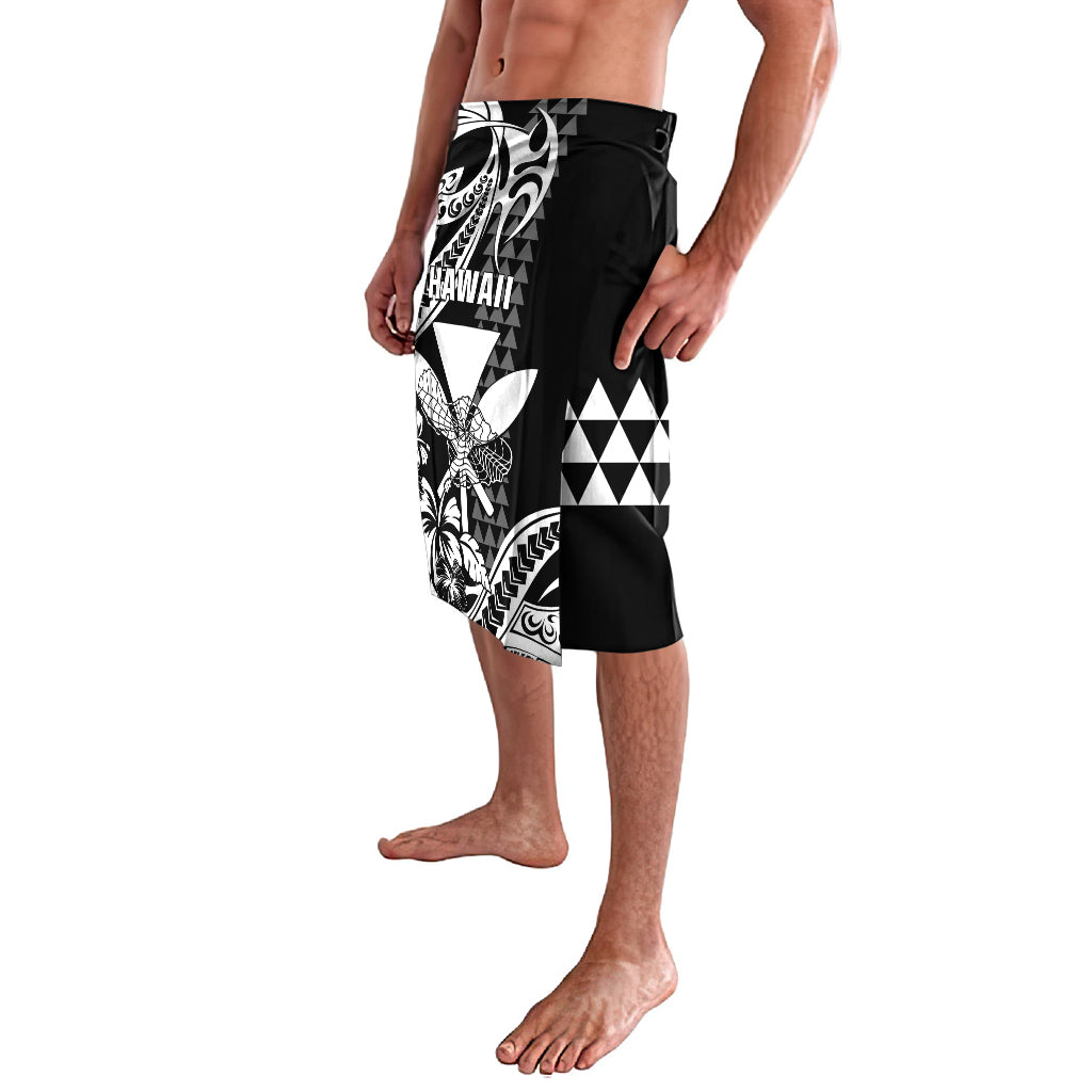 Hawaii Maui Upena Kiloi Lavalava Kakau Tribal Pattern Black Version LT05 - Polynesian Pride