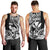 Hawaii Maui Upena Kiloi Men Tank Top Kakau Tribal Pattern Black Version